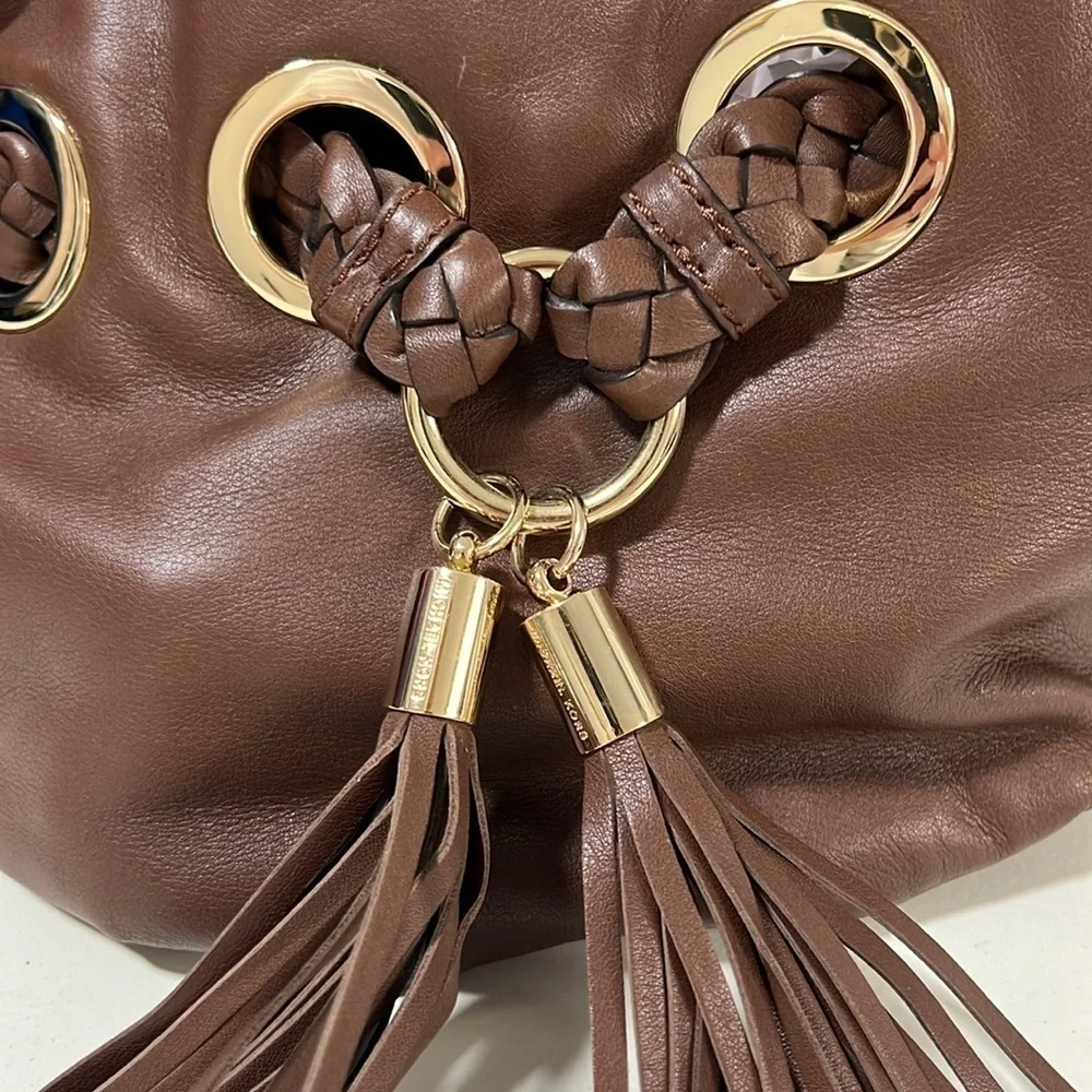 Michael Kors small tassel hobo bag